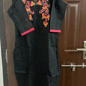 Beautiful embroidery kurta suit set