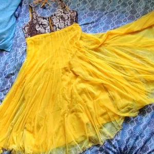 ₹700 Netted Anarkali Suit