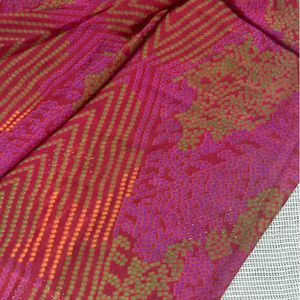 Mixed Colour Bandhani Saree