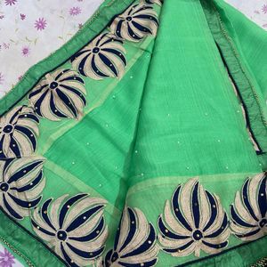 Green Saree