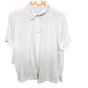 White Formal Shirt For Women