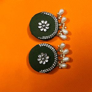 New Fabric Earrings Colour Madhi Light Waited