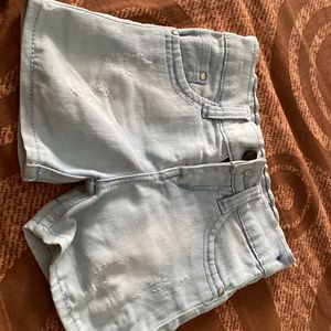 girl denim shorts good condition