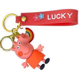 Paper Pig Keychain