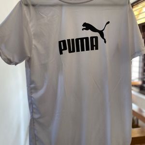 Dry Fit Puma Logo T shirt. Sports Wear