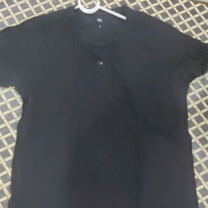 Men's Wear Black Tshirt