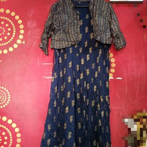 Women's Frock Along With Short Shrug