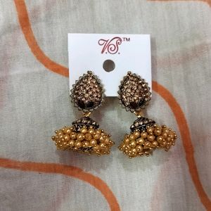 Antique Gold Traditional Jhumka