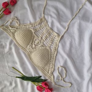 Sexy Crochet Beach Bralette