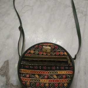 Round Colorful Side Bag