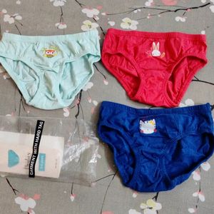 Underwear Set Of 3 Pcs