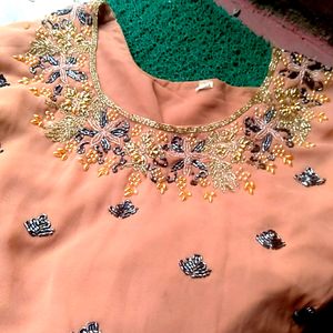 Beautiful Muslim Sharara Suit Set For Wedding