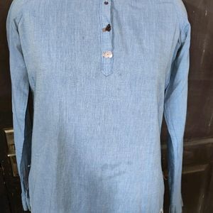 Blue Short Kurta