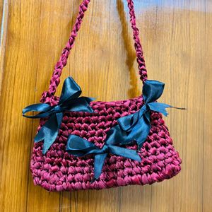 Satin Customize Crochet Bag 🎀