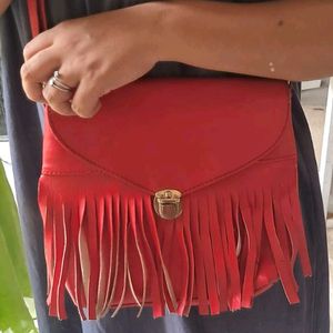 Red Sling Bag