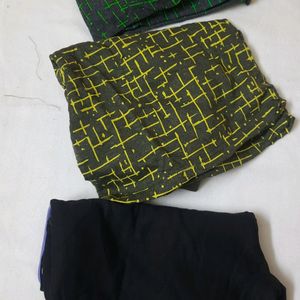 Set Of 3 Shorts/half Pants/Bermuda