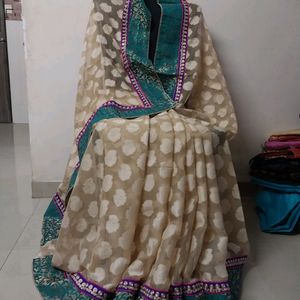 Designer Brasso Saree