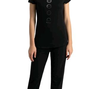 Black Van Heusen Printed Top(Women)