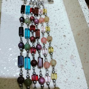 Combo of 6 Different Colored Beaded Bracelets