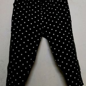 Polka Dots Capris For Women