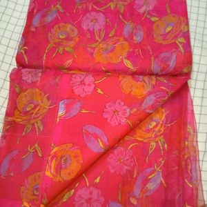 Beautiful Flower Designs Saree