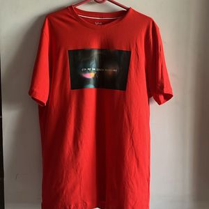 Cozy Red Cotton Tee (Unisex)