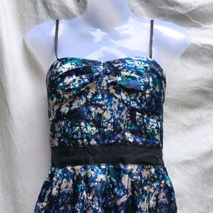 I. NAVY BLUE CUTE MINI DRESS