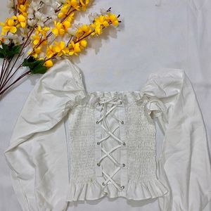 WHITE PRINCESS TOP