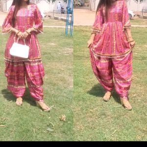 Dhoti Salwar With Frock