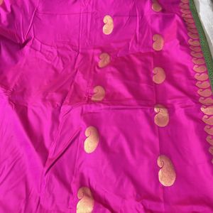 Silk  Saree with tailored blouse