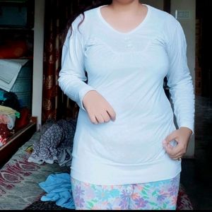 50 Rs Plane White Top For Women