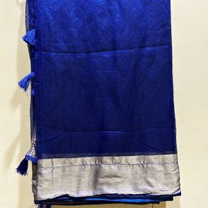 Gorgeous Navy Blue Saree