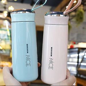 Nice flask Glass Water Bottle 400 ml Pack of 1