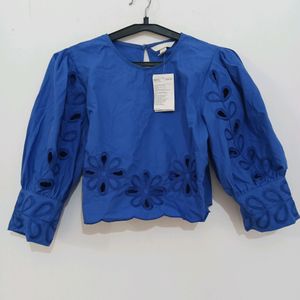 H&M EMBROIDERED BLOUSE/TOPS (NEW WITH TAGS)