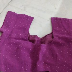 VIOLET COLOUR BLOUSE