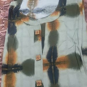 Kurti With Palazzo Pant XXL ( Multi)