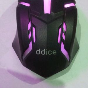 Gaming Mouse With RGB LED Light