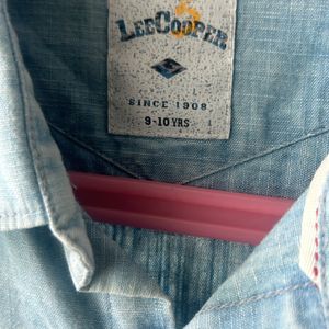 Brand New Lee Cooper Denim Shirt For Boy