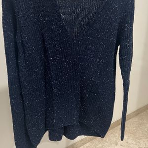 Dark blue Knitted sweater