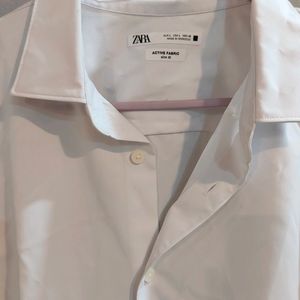 Zara Mens White Shirt