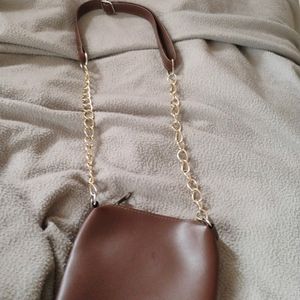 Brown Leather Sling Bag