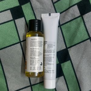 Combo Of Facewash And Oil