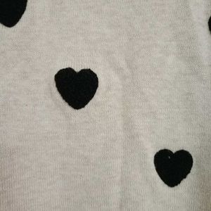 H&M Cardigan Sweater Heart Shaped