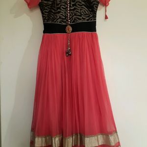 Pretty Pink Gown For 16-19 Year Olds