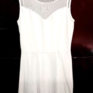 H&M White Skater Dress