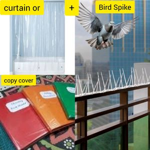 🔥4 Bird Spike+Plastic sheet/curtain roll