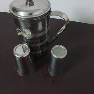 1 Ltr Jug With 2 Glasses