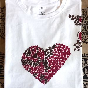 Love Design Painted t-Shirt