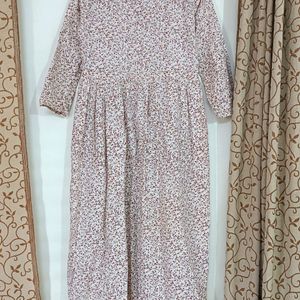 NAYO Printed Pink Dress For Women