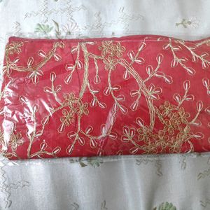 Silk Jewellery Zipper Pouch